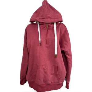 Wanakome Pink Hoodie with White‎ Accents